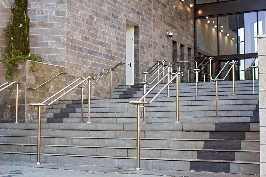 Stainless steel railings