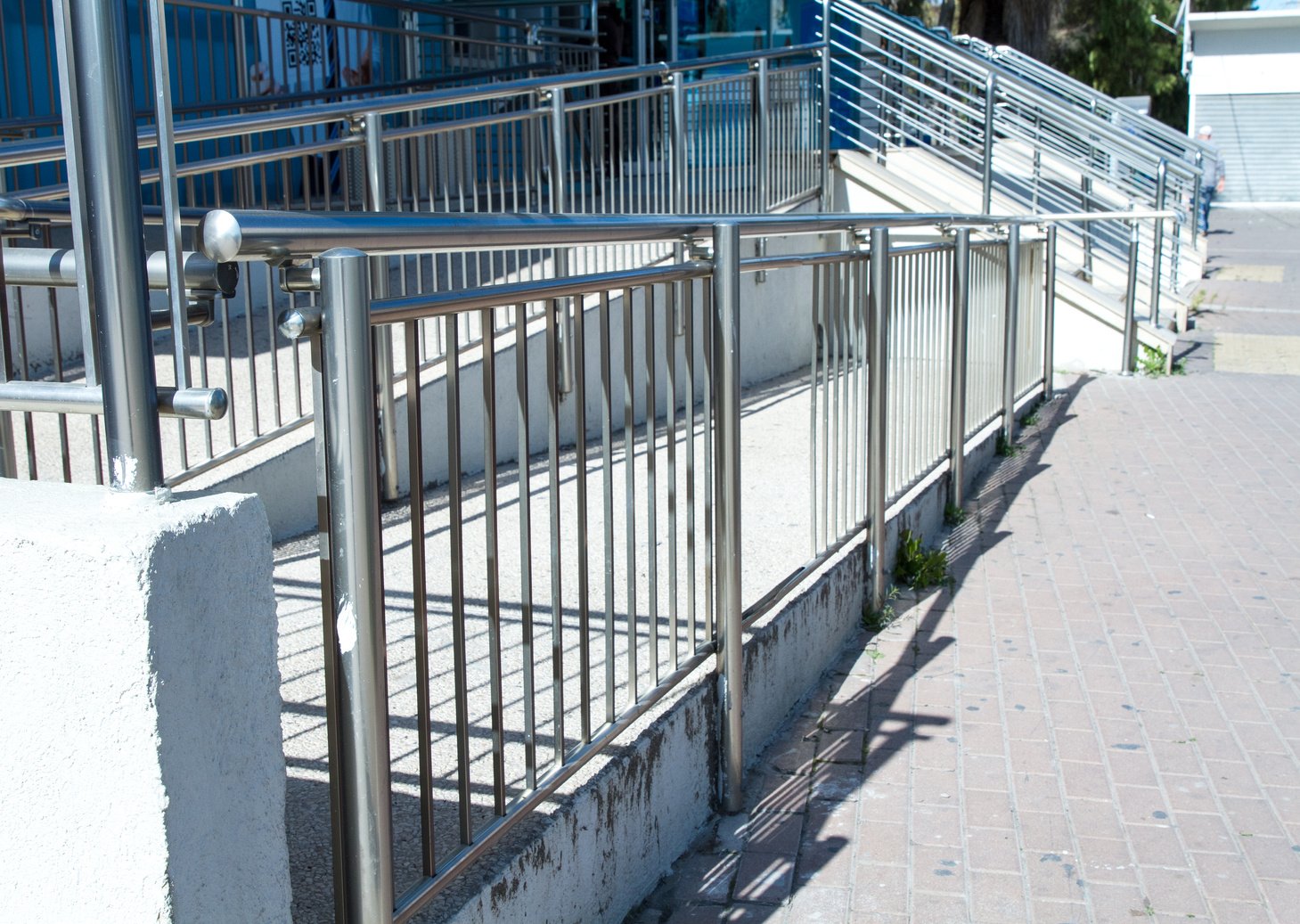 Stainless steel railings